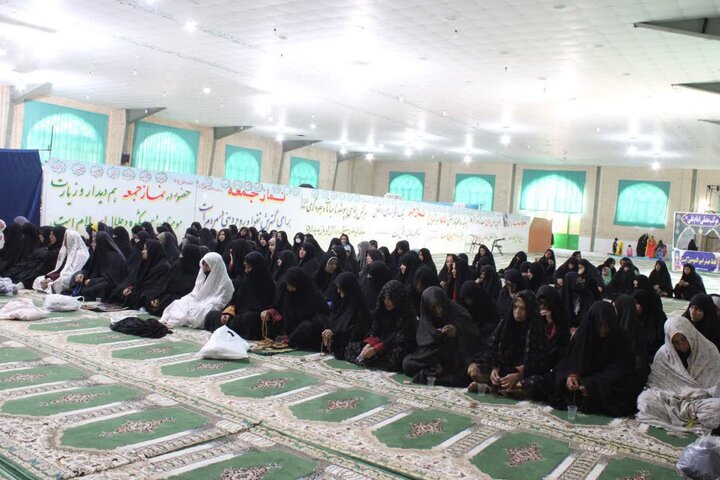 تصاویر/ آیین عبادی سیاسی نماز جمعه شهرستان دلگان