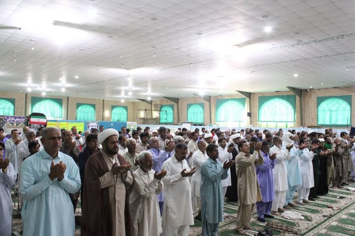 تصاویر/ آیین عبادی سیاسی نماز جمعه شهرستان دلگان