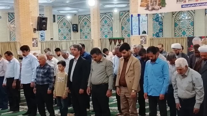 تصاویر/ اقامه نمازجمعه شهر زیدآباد