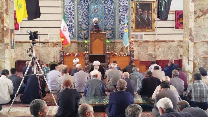 تصاویر/ نماز عبادی سیاسی جمعه این هفته مهدی‌شهر