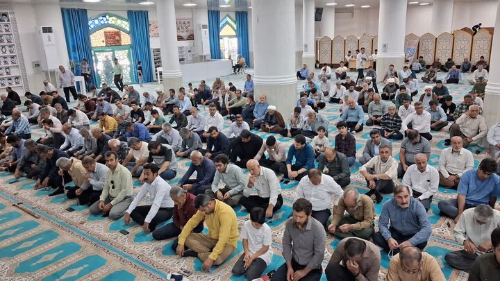 نماز جمعه جم به روایت تصویر