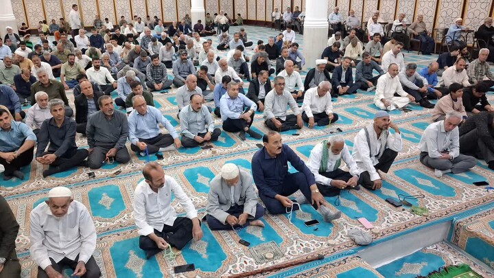 نماز جمعه جم به روایت تصویر