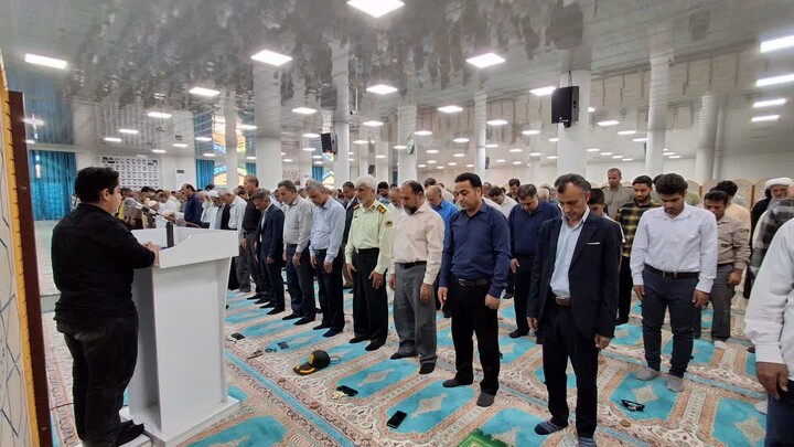 نماز جمعه جم به روایت تصویر