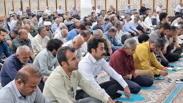 نماز جمعه جم به روایت تصویر