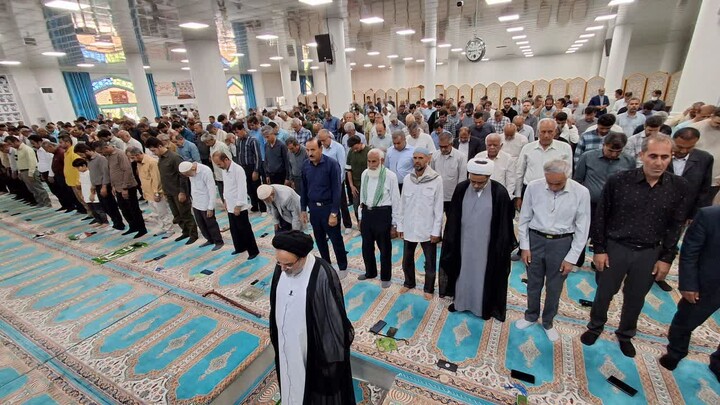 نماز جمعه جم به روایت تصویر