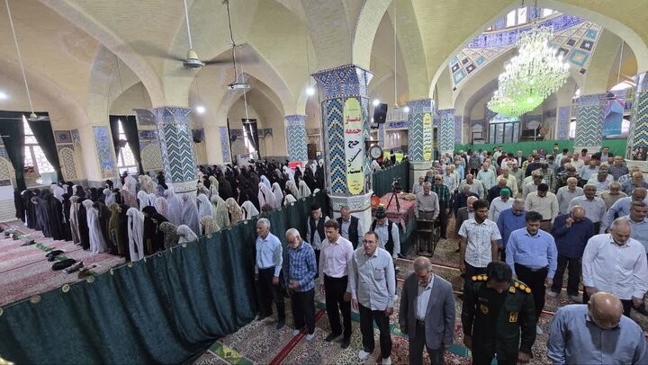 تصاویر/ نماز جمعه این هفته شهرستان بهاباد