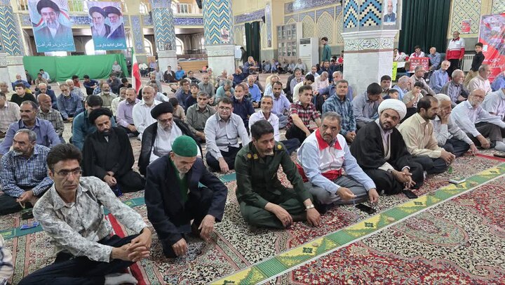 تصاویر/ نماز جمعه این هفته شهرستان بهاباد