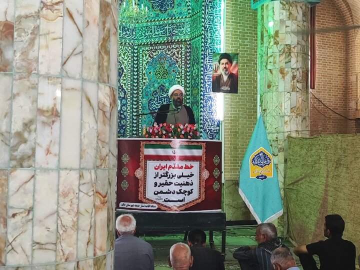 تصاویر/ نماز عبادی سیاسی جمعه شهرستان خاتم