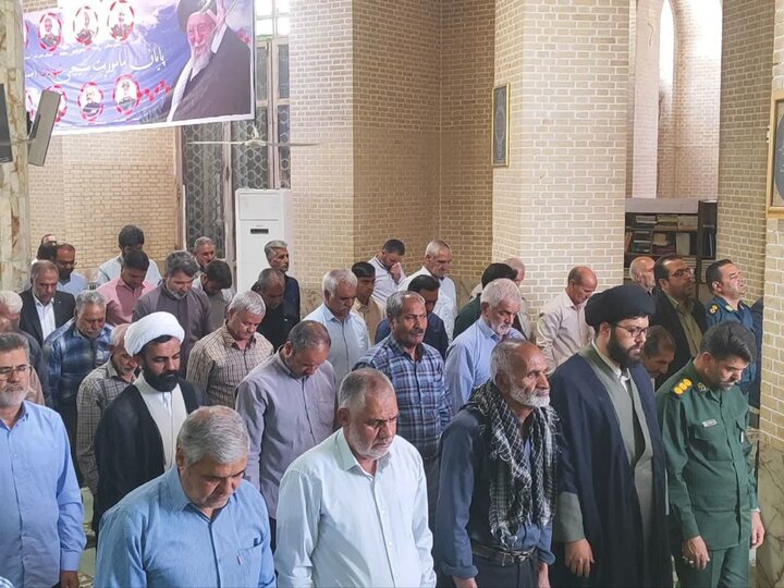 تصاویر/ نماز عبادی سیاسی جمعه شهرستان خاتم