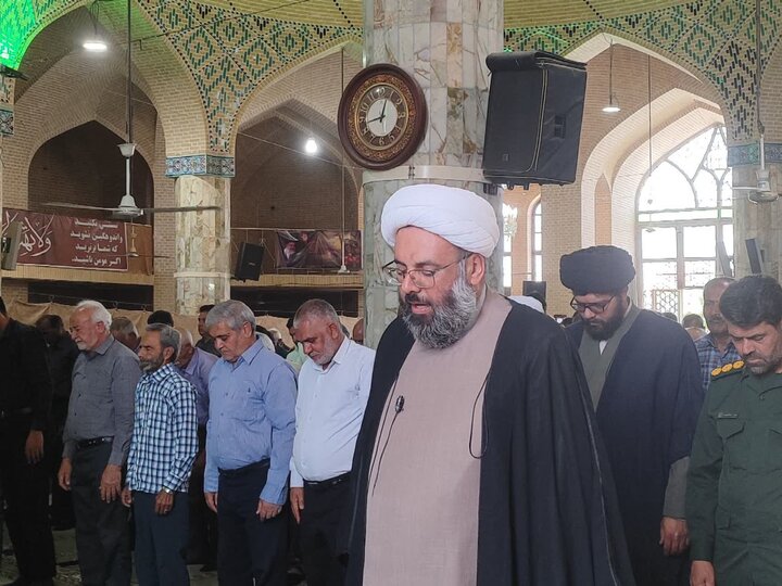 تصاویر/ نماز عبادی سیاسی جمعه شهرستان خاتم