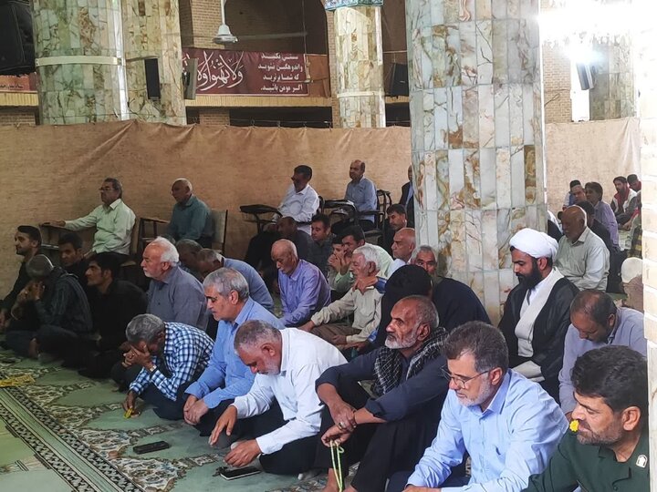 تصاویر/ نماز عبادی سیاسی جمعه شهرستان خاتم