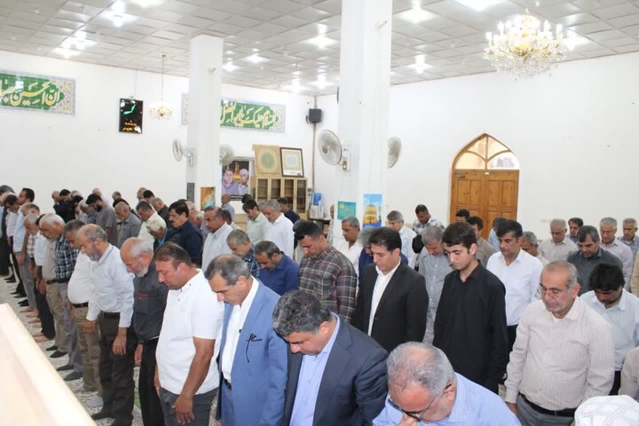 نماز جمعه بندرریگ به روایت تصویر