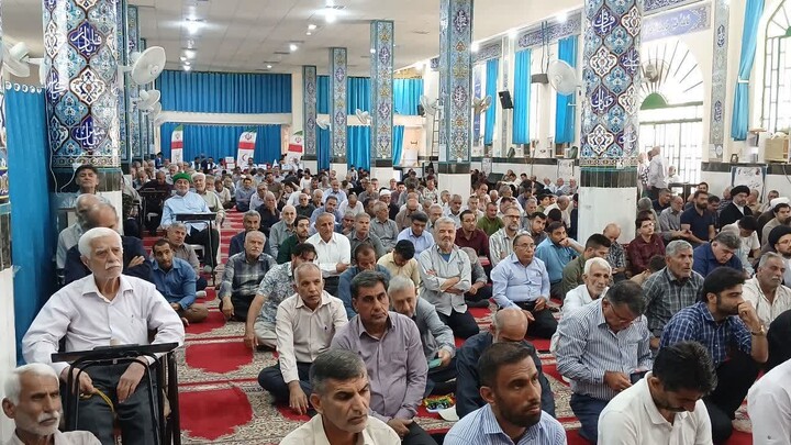 نماز جمعه دیلم به روایت تصویر