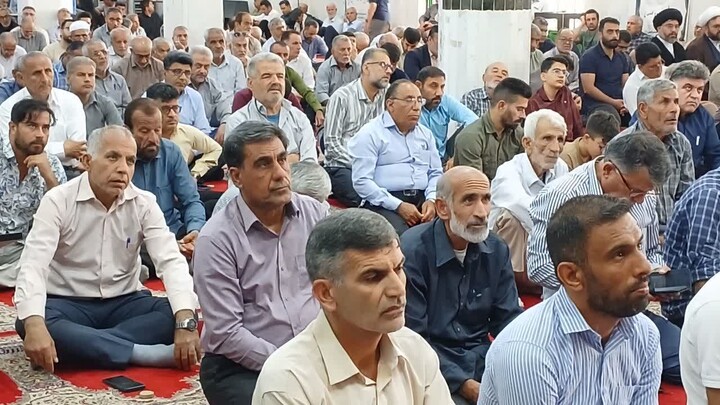نماز جمعه دیلم به روایت تصویر