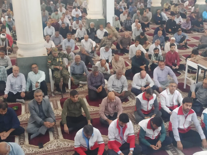 نماز جمعه برازجان به روایت تصویر