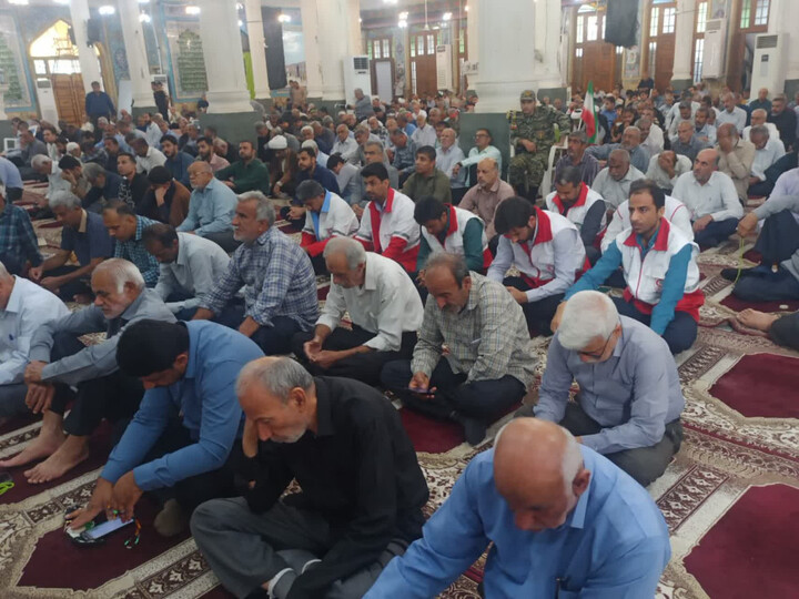 نماز جمعه برازجان به روایت تصویر
