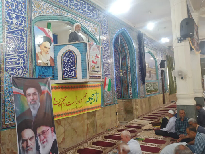 نماز جمعه برازجان به روایت تصویر