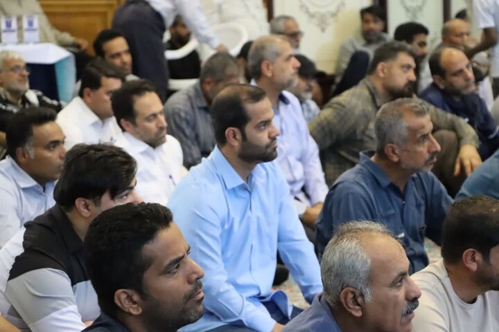 نماز جمعه خارگ به روایت تصویر