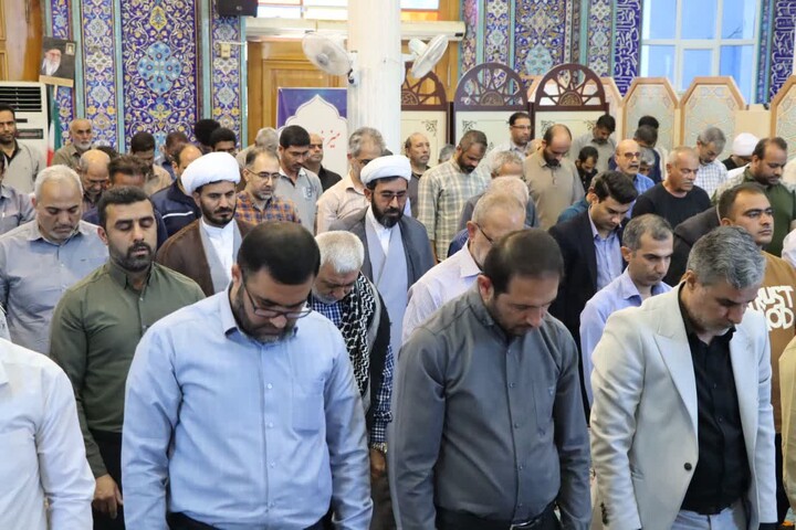 نماز جمعه خارگ به روایت تصویر