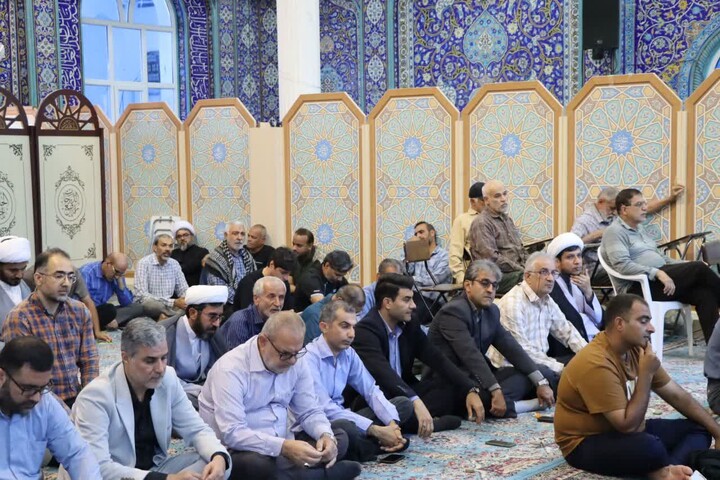 نماز جمعه خارگ به روایت تصویر