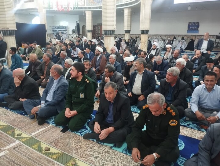 تصاویر/ اقامه نمازجمعه شهر لیلان