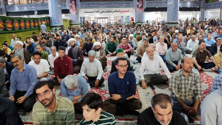 تصاویر| نماز جمعه عبادی سیاسی بیرجند