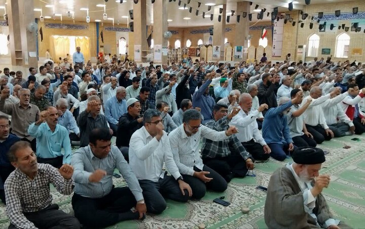 نماز جمعه دیر به روایت تصویر