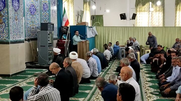 تصاویر/ اقامه نمازجمعه شهر بهرمان