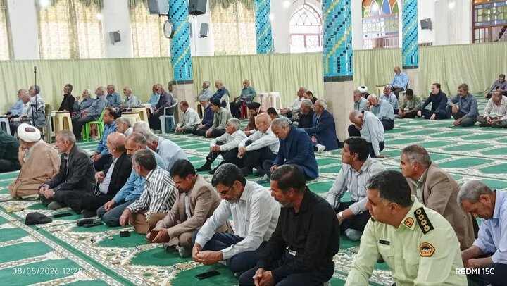 تصاویر/ اقامه نمازجمعه شهر بهرمان