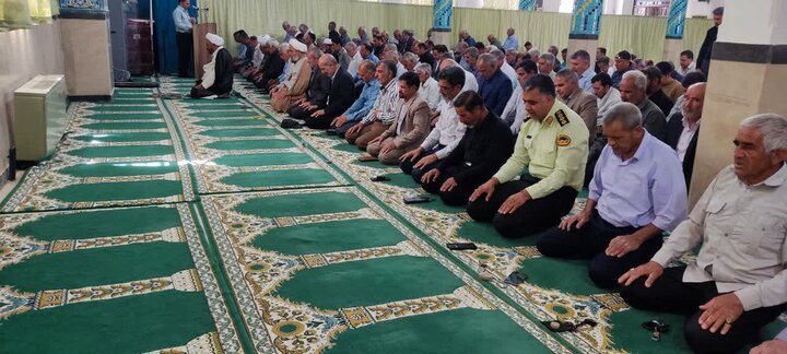 تصاویر/ اقامه نمازجمعه شهر بهرمان