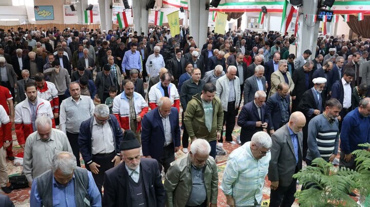 تصاویر/ اقامه نمازجمعه شهر مرند
