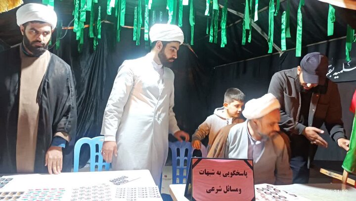تصاویر/فعالیت موکب شهید امیدیان مدرسه علمیه بقیه الله الاعظم (عج) دلفان