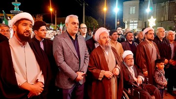 تصاویر/ میدان اصلی شهرستان شاهین دژ میزبان شصت و نهمین اجتماع مردمی در حمایت از نیروهای مسلح