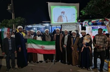بازدید مدیر مرکز مدیریت مدارس علمیه خراسان رضوی از موکب‌های طلاب در تربت‌حیدریه
