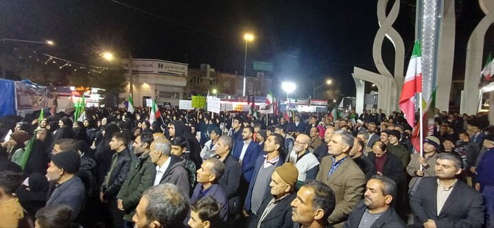 تصاویر/ تجلی عشق و بصیرت مردم بناب