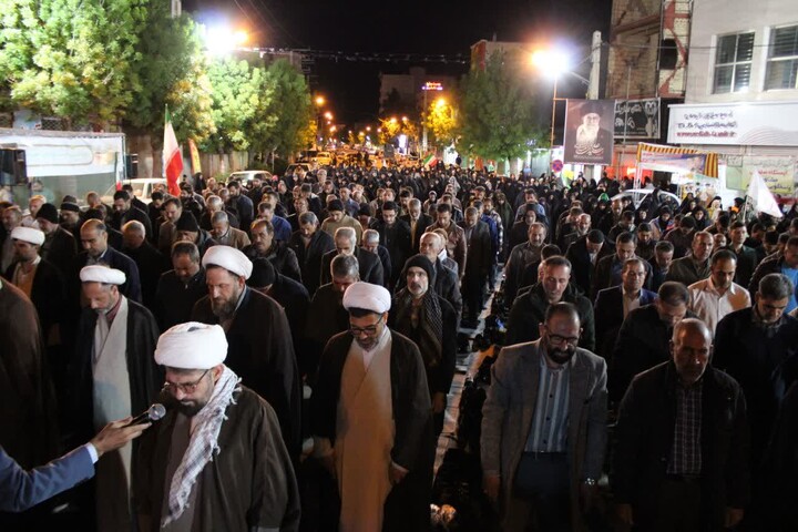 تصاویر/ مراسم بزرگ استغاثه خرمدره به امام زمان (عج)