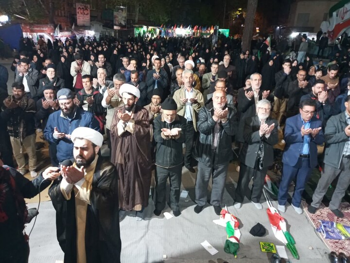 تصاویر/ مراسم بزرگ استغاثه مراغه به امام زمان (عج)
