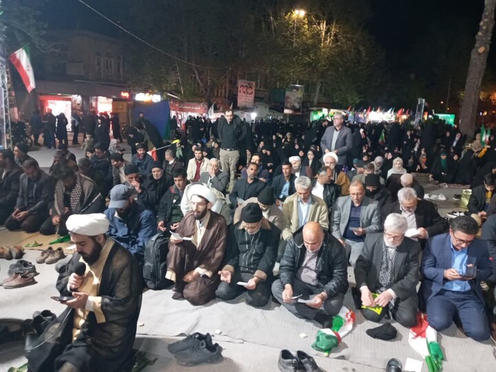 تصاویر/ مراسم بزرگ استغاثه مراغه به امام زمان (عج)