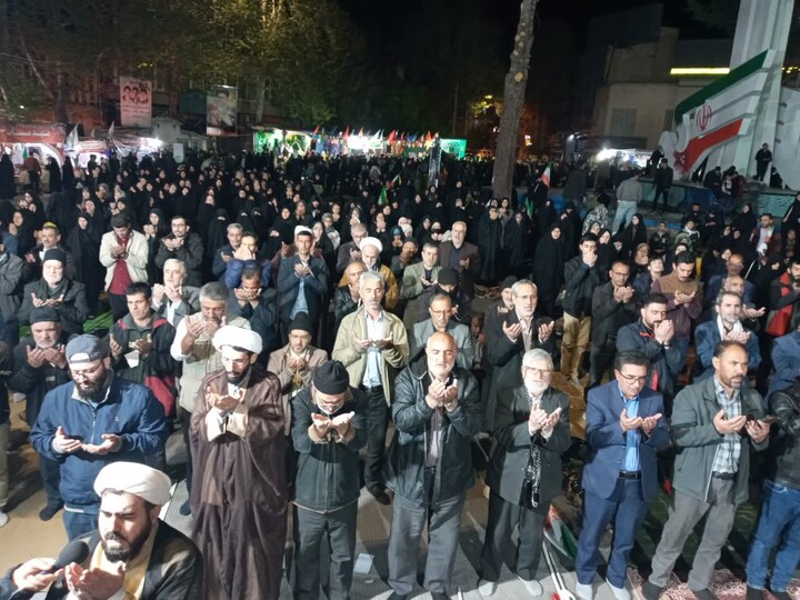 تصاویر/ مراسم بزرگ استغاثه مراغه به امام زمان (عج)
