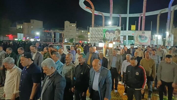 تصاویر/اقامه نماز استغاثه در زرندیه