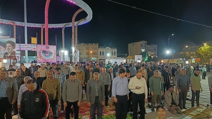 تصاویر/اقامه نماز استغاثه در زرندیه