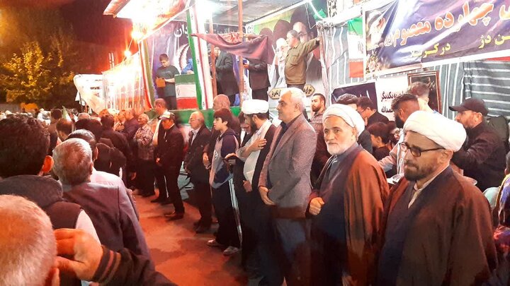 تصاویر/ میدان اصلی شهرستان شاهین دژ میزبان شصت و نهمین اجتماع مردمی در حمایت از نیروهای مسلح