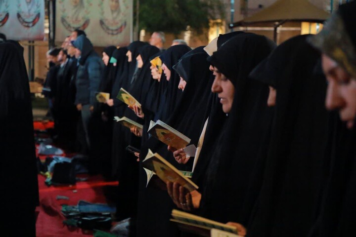 تصاویر/ مراسم بزرگ استغاثه زنجان به امام زمان (عج)