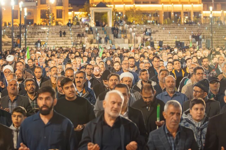 تصاویر/ مراسم بزرگ استغاثه زنجان به امام زمان (عج)