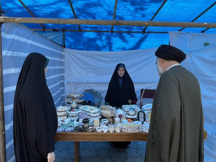تصاویر/ افتتاح بازار مشاغل خانگی در نوشهر با حضور امام جمعه شهرستان