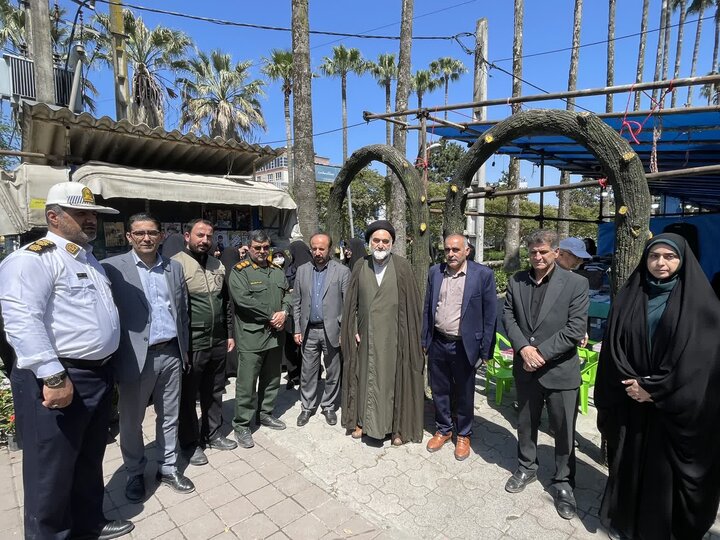 تصاویر/ افتتاح بازار مشاغل خانگی در نوشهر با حضور امام جمعه شهرستان