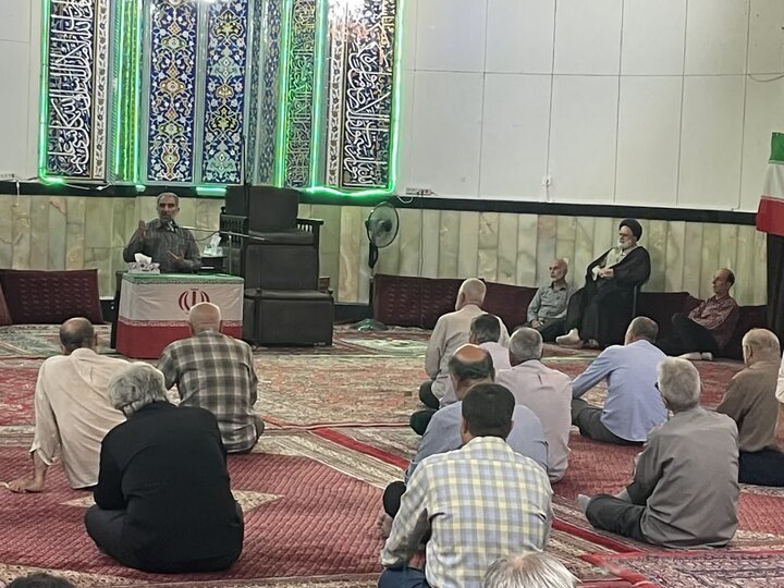 تصاویر/ مراسم بزرگداشت شهدای جنگ رمضان در مسجد جامع آشتیانیها