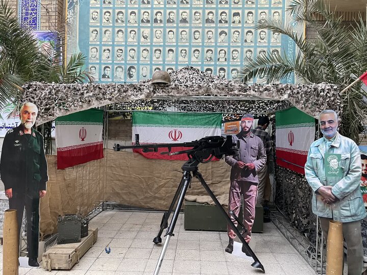 تصاویر/ مراسم بزرگداشت شهدای جنگ رمضان در مسجد جامع آشتیانیها