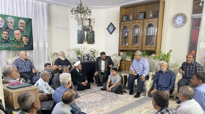 تصاویر/ مراسم بزرگداشت شهدای جنگ رمضان در مسجد جامع آشتیانیها