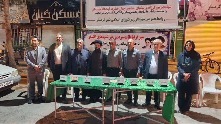 تصاویر/ گوشه‌هایی از تجمع خیابانی «شب‌های اقتدار» توسط مردم گرمسار